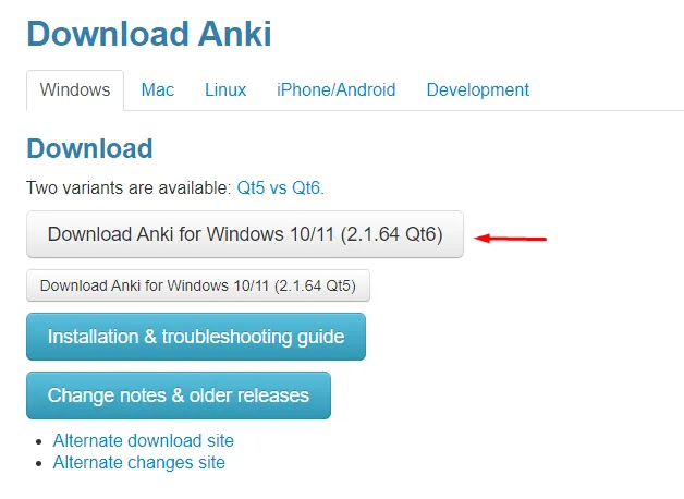 anki download page
